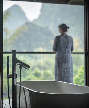 Kamar Double Khas, pemandangan bukit | Interior