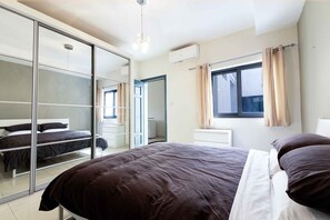 Apartment, City View | Iron/ironing board, free WiFi - Modern 3BD Apartment with Wide Balcony (Gżira)