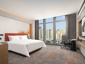 Business Single Room, City View | Desk, laptop workspace, blackout curtains, soundproofing - Hamptonby HiltonSijiqingQianjiangNewTown (Hangzhou)