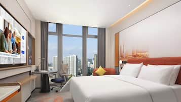Comfort Single Room, City View | Desk, laptop workspace, blackout drapes, soundproofing