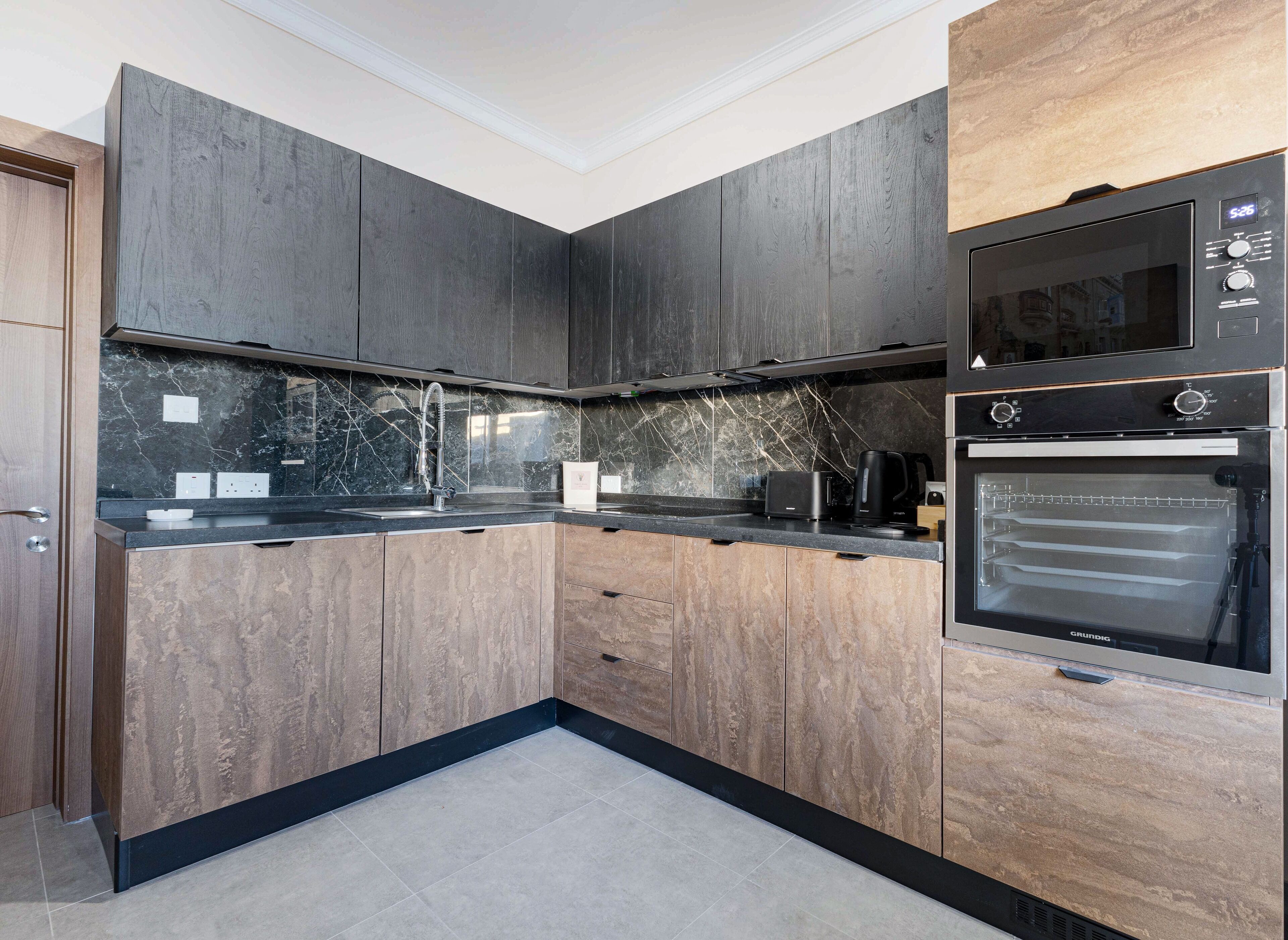 Cobertura, vista para a cidade | Cozinha privada