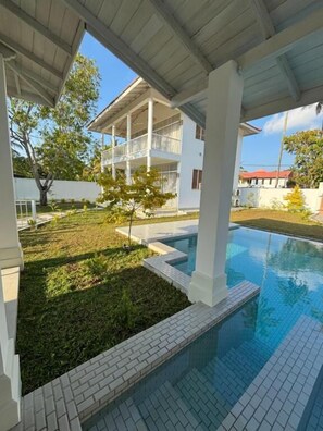 Outdoor pool, open 8:00 AM to 10:00 PM, pool umbrellas, sun loungers - Interlanka Coast Living (Ahangama)