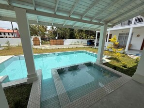 Outdoor pool, open 8:00 AM to 10:00 PM, pool umbrellas, sun loungers - Interlanka Coast Living (Ahangama)