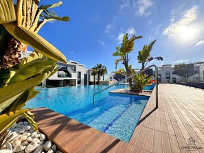 Pool - Modern apartment with jacuzzi Los Altos - Orihuela Costa (Torrevieja)