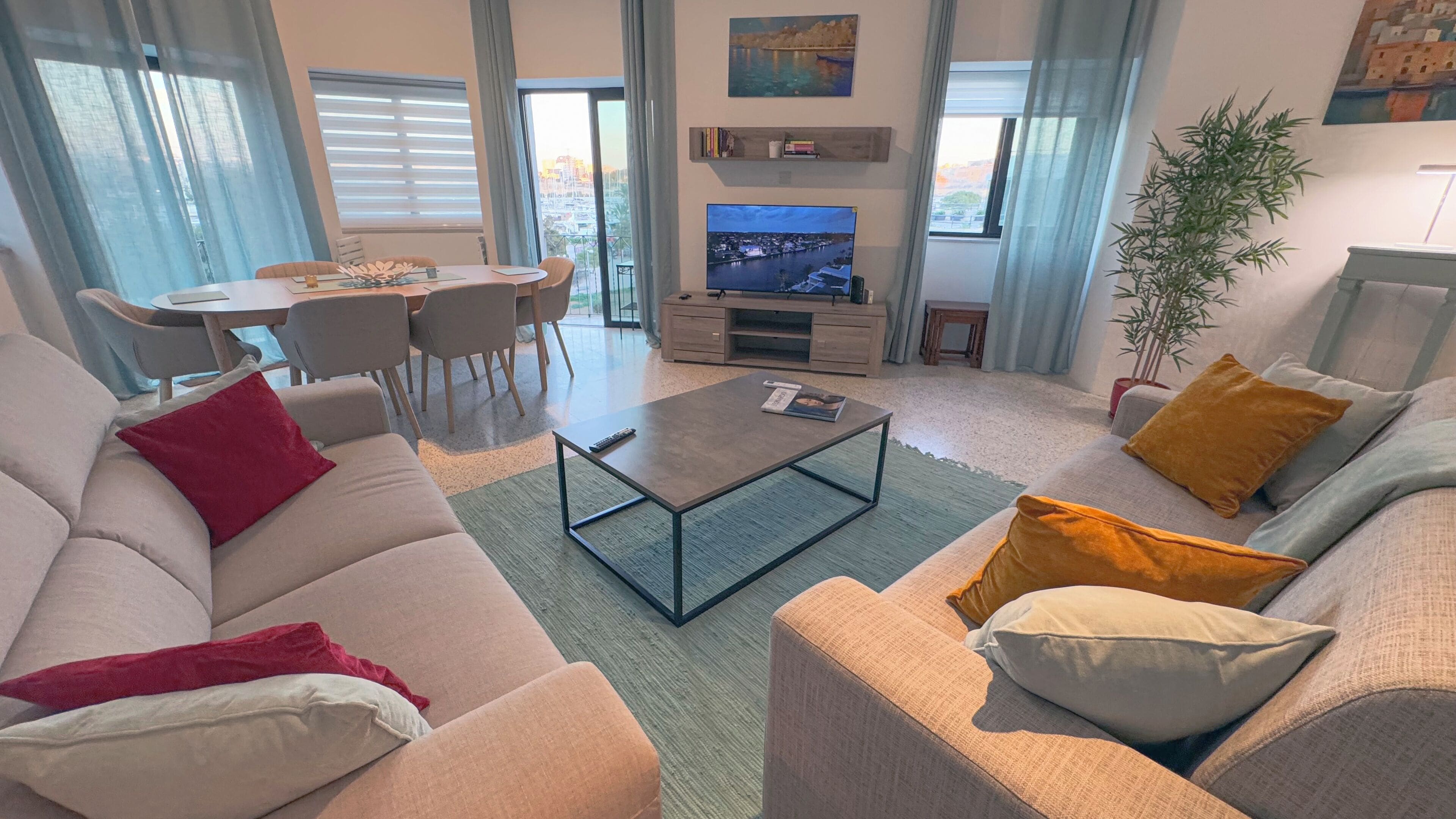 Apartamento, vista para o jardim | Área de estar