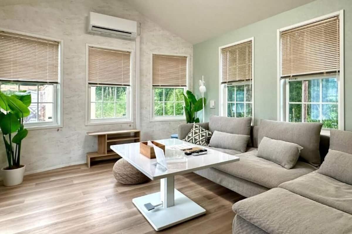 客房, 无烟房 (Hayate,Up to 5 Guests,Fire Pit & BBQ) | 起居区