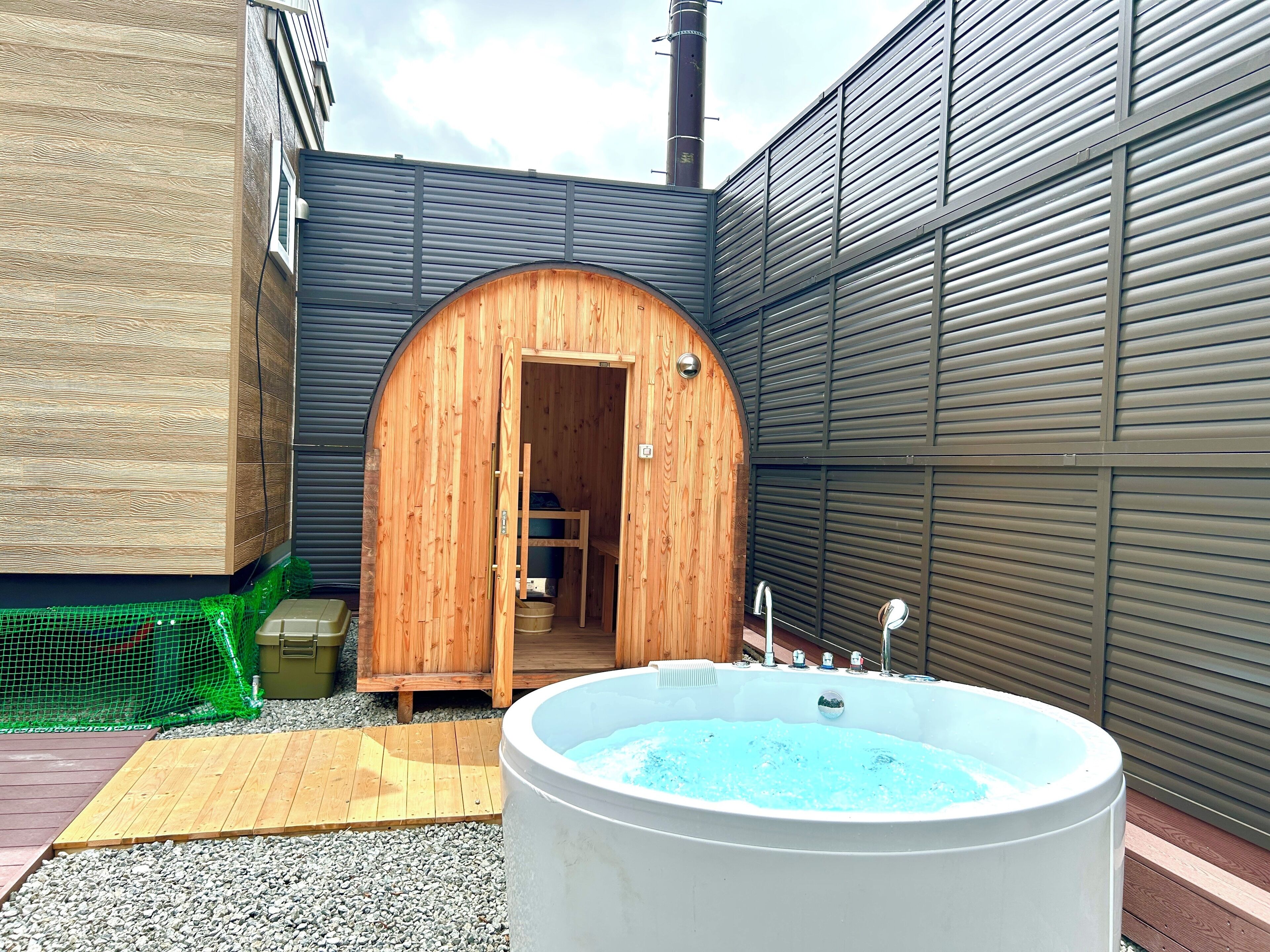 Keyaki (Up to 5 Guests): Sauna, Jet Bath, Fire Pit & BBQ Grill, Non Smoking | Individually decorated, individually furnished, free WiFi, bed sheets
