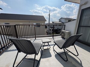 Comfort-Haus, Balkon, Gartenblick | Blick vom Balkon