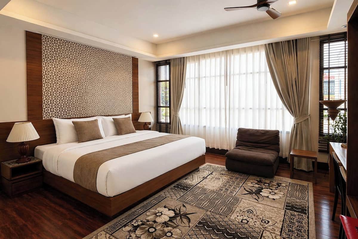 Deluxe King Suite | Blendingsgardiner og wi-fi (inkludert)