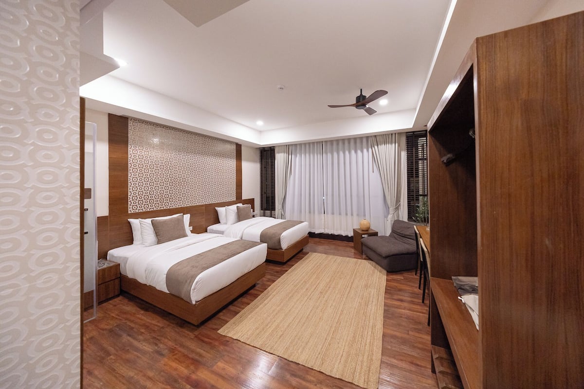 Premier Deluxe Twin Room | Blendingsgardiner og wi-fi (inkludert)