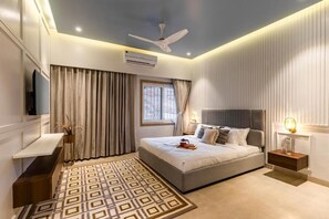 Deluxe Villa, Balcony, Mountain View | Iron/ironing board, free WiFi - ELIVAAS Luxe Shourya Eden 3 BHK villa  (Udaipur)