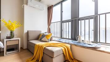 Dobbeltrom – superior | Skrivebord for bærbar PC, strykejern/-brett og wi-fi (inkludert)