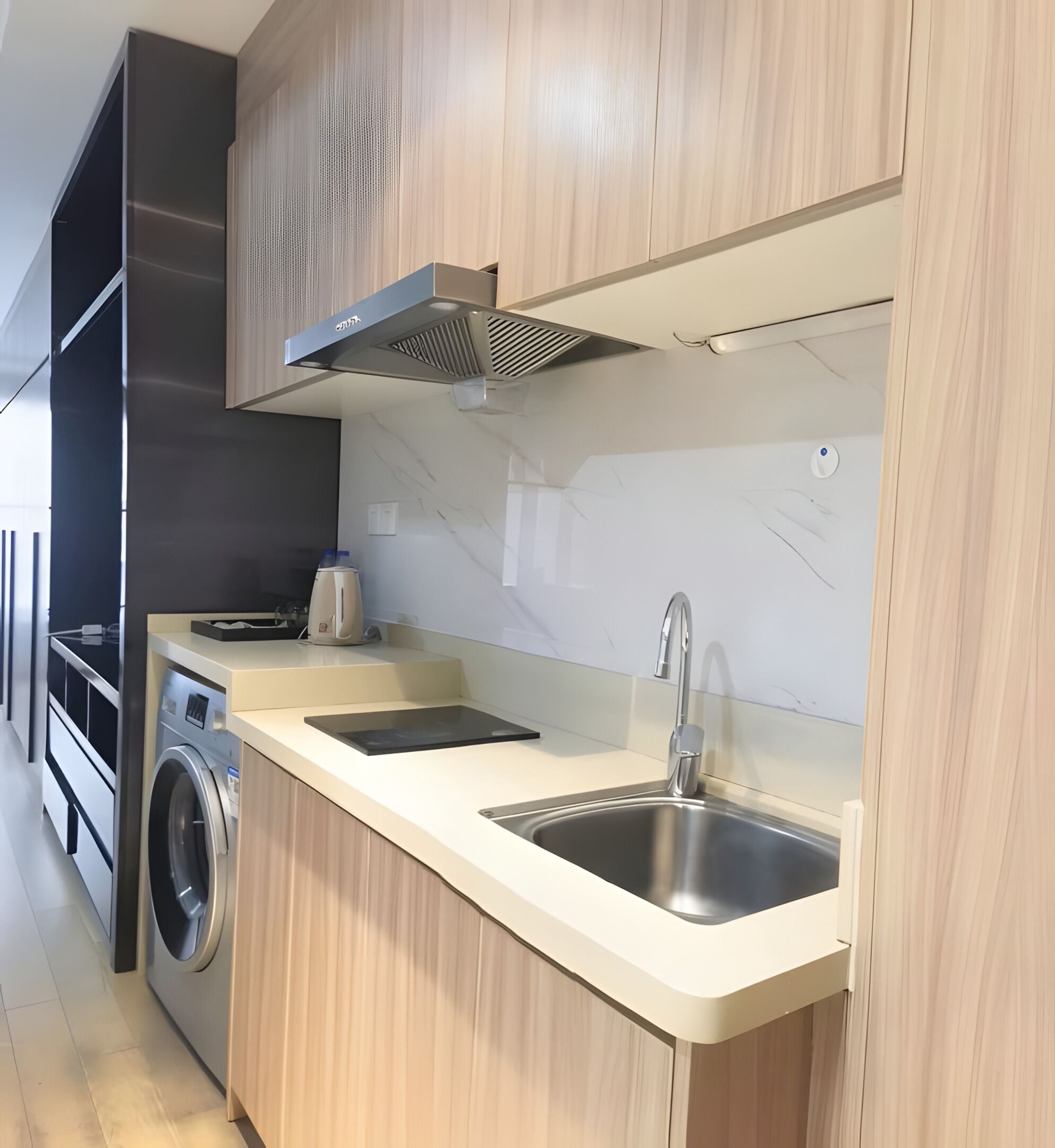 Quarto quádruplo família | Cozinha privada | Geladeira, micro-ondas