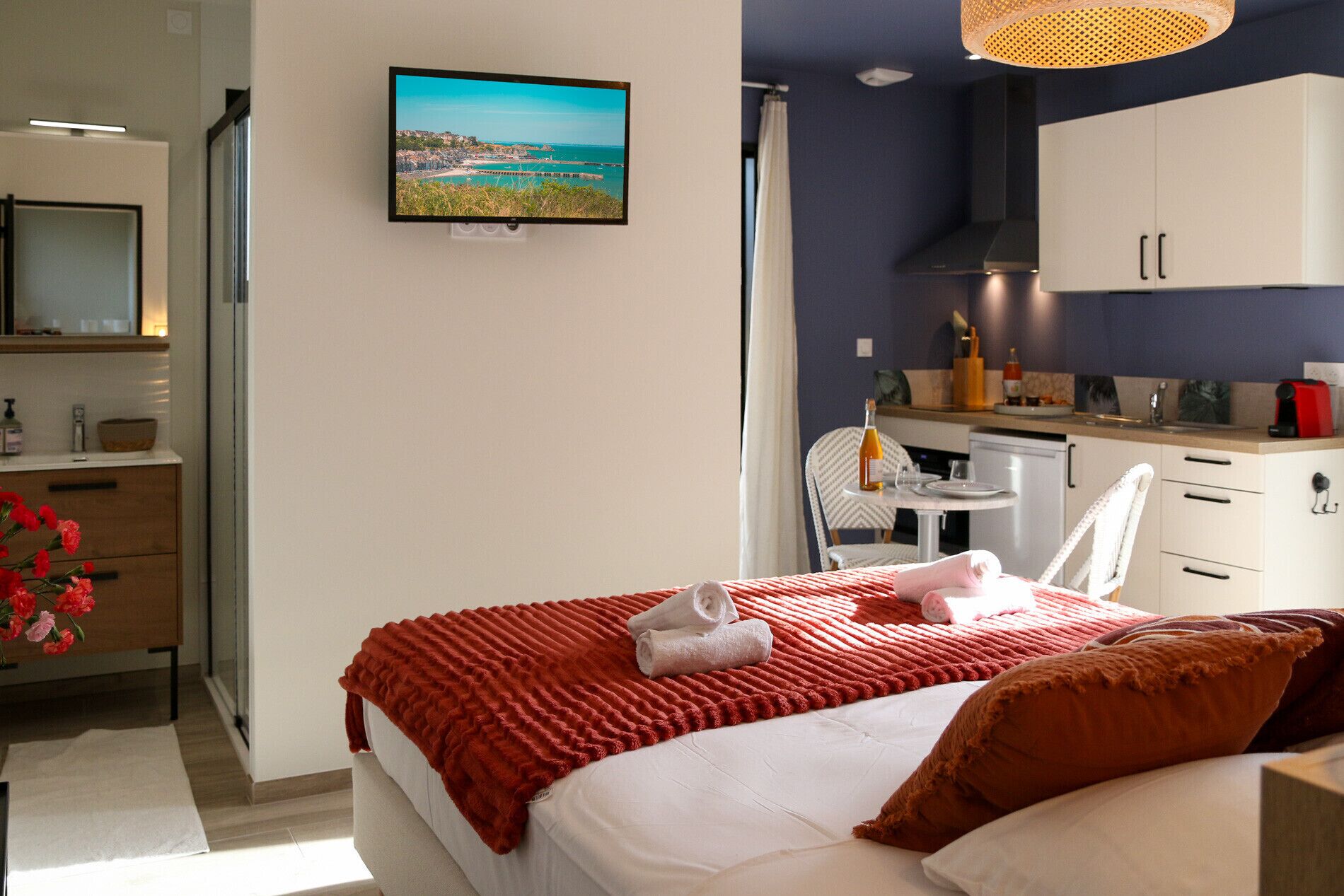 Iron/ironing board, free WiFi