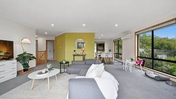 Televisión, mesa de ping pong