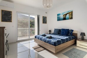 Apartment, Valley View | Blackout curtains, iron/ironing board, free WiFi - 3BR Country Retreat with Large Terrace (Zebbug)