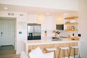 Fridge, microwave, oven, stovetop - 2 Condos | Steps to Beach, Ocean View, Shared Pool | The Sea Chord & Salt Haus (Santa Rosa Beach)