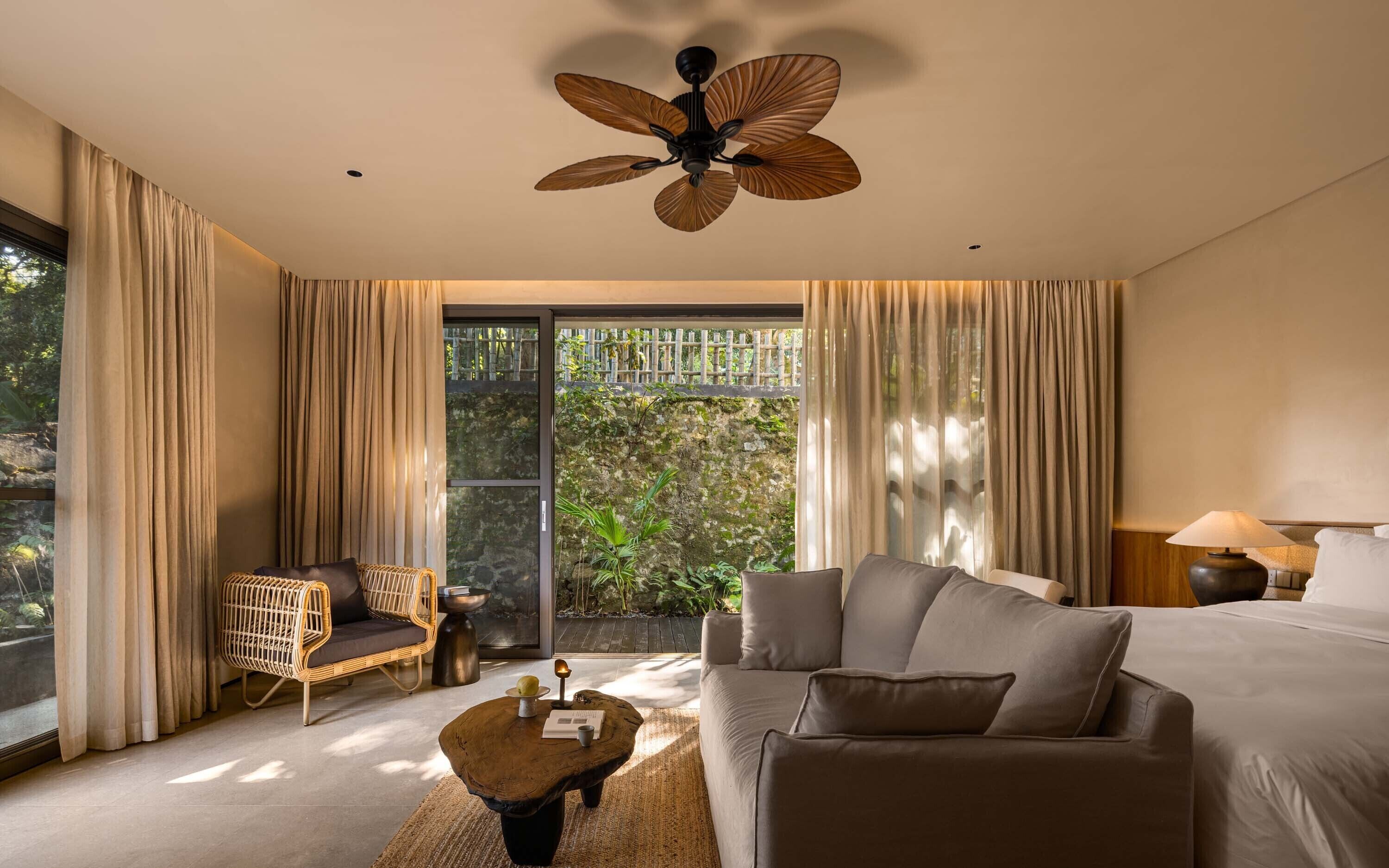 Phòng đôi tiện nghi đơn giản | Quang cảnh từ phòng