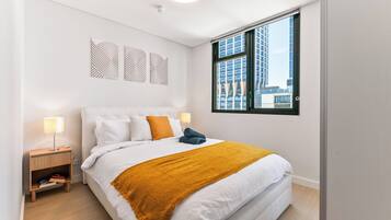 2 bedrooms, iron/ironing board, free WiFi, bed sheets