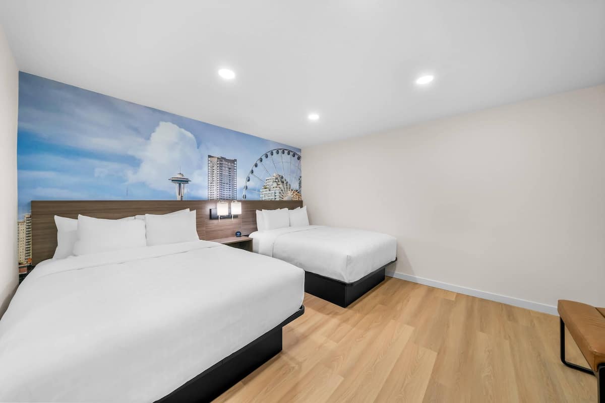 Suite, Multiple Beds, Non Smoking (Efficiency) | Desk, blackout drapes, iron/ironing board, WiFi (free)