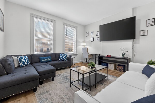 Smart TV, ping pong, books