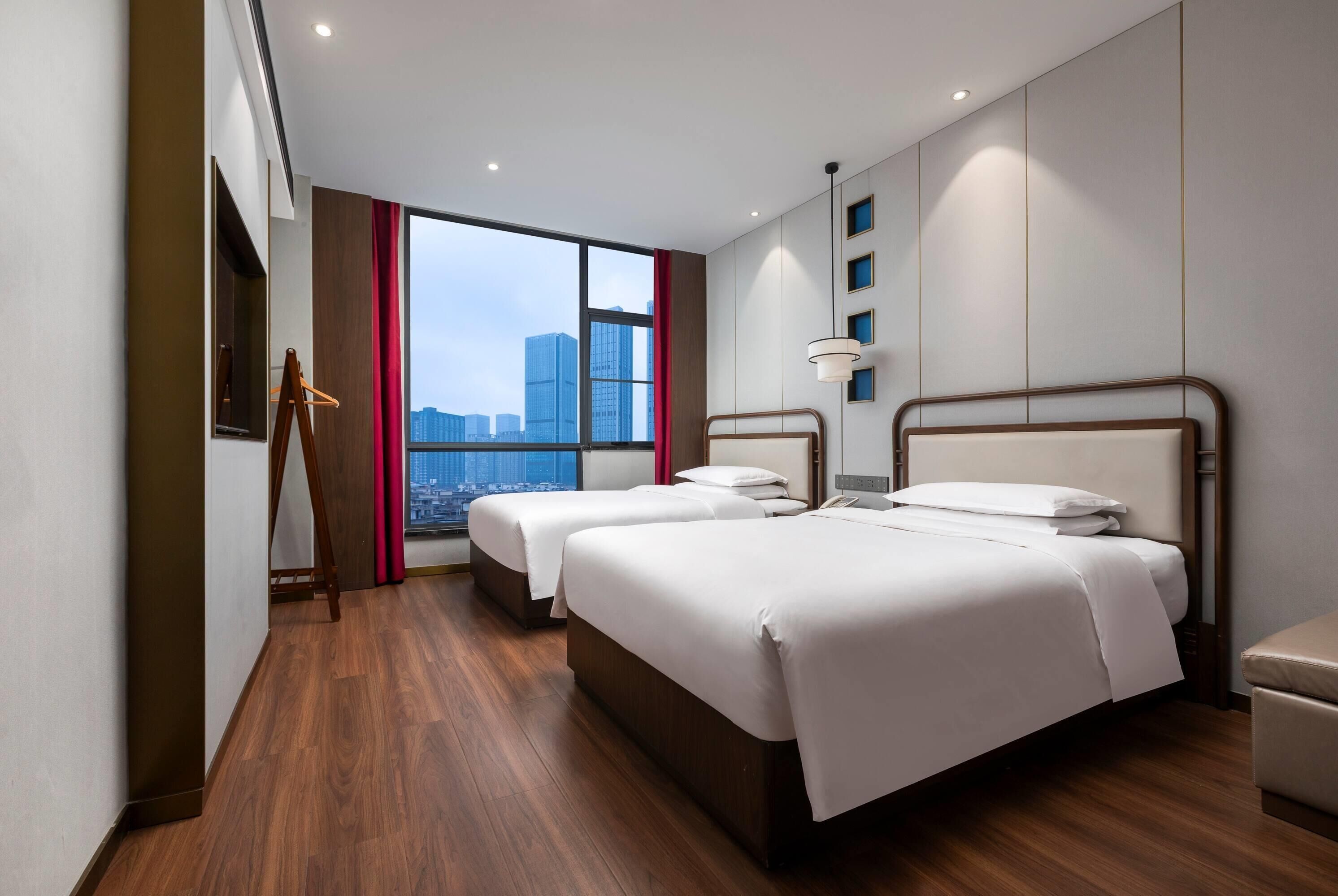Room, 2 Double Beds, Smoking (Chinese-Style)