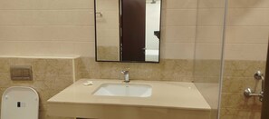 Towels, soap, toilet paper