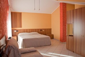 In-room safe, desk, laptop workspace, iron/ironing board