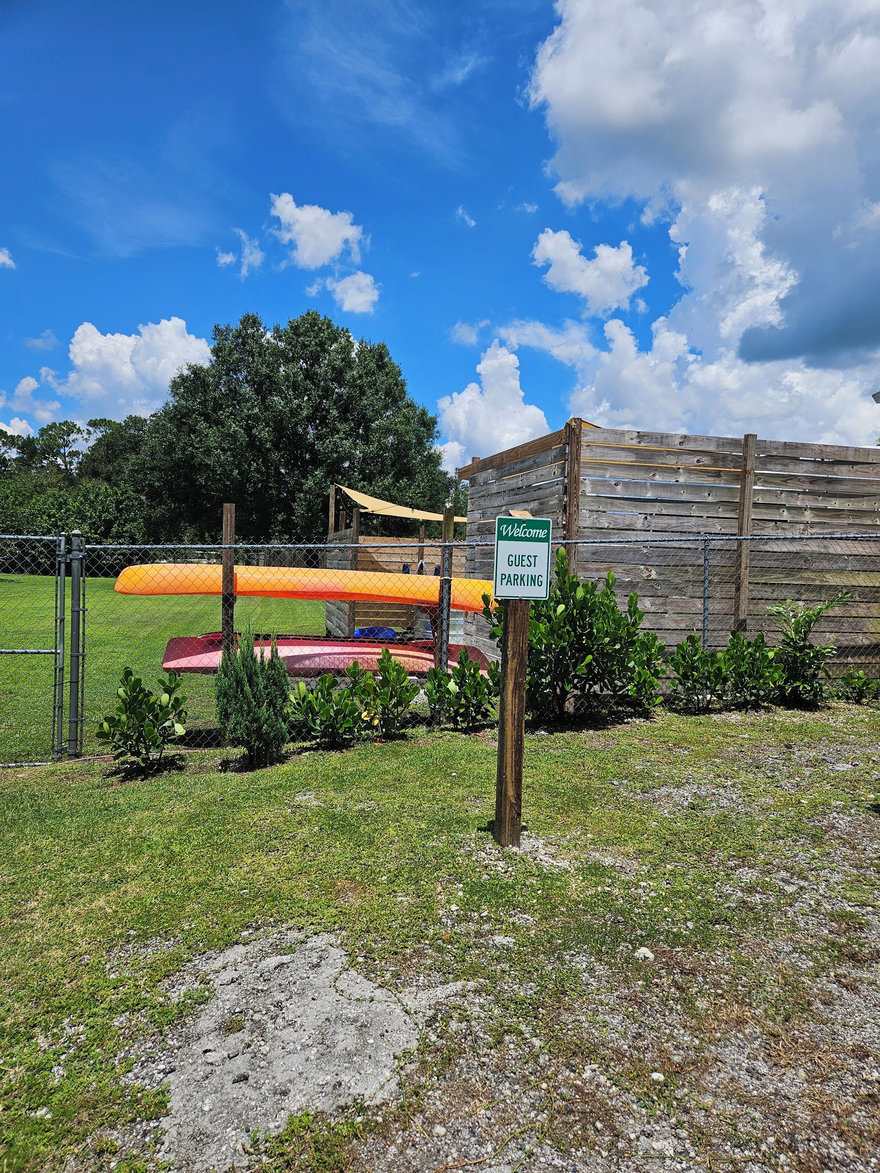 Overnattingsstedets uteområder