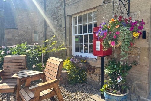 Romantic Double Room in a Historic Country Inn with Garden Views