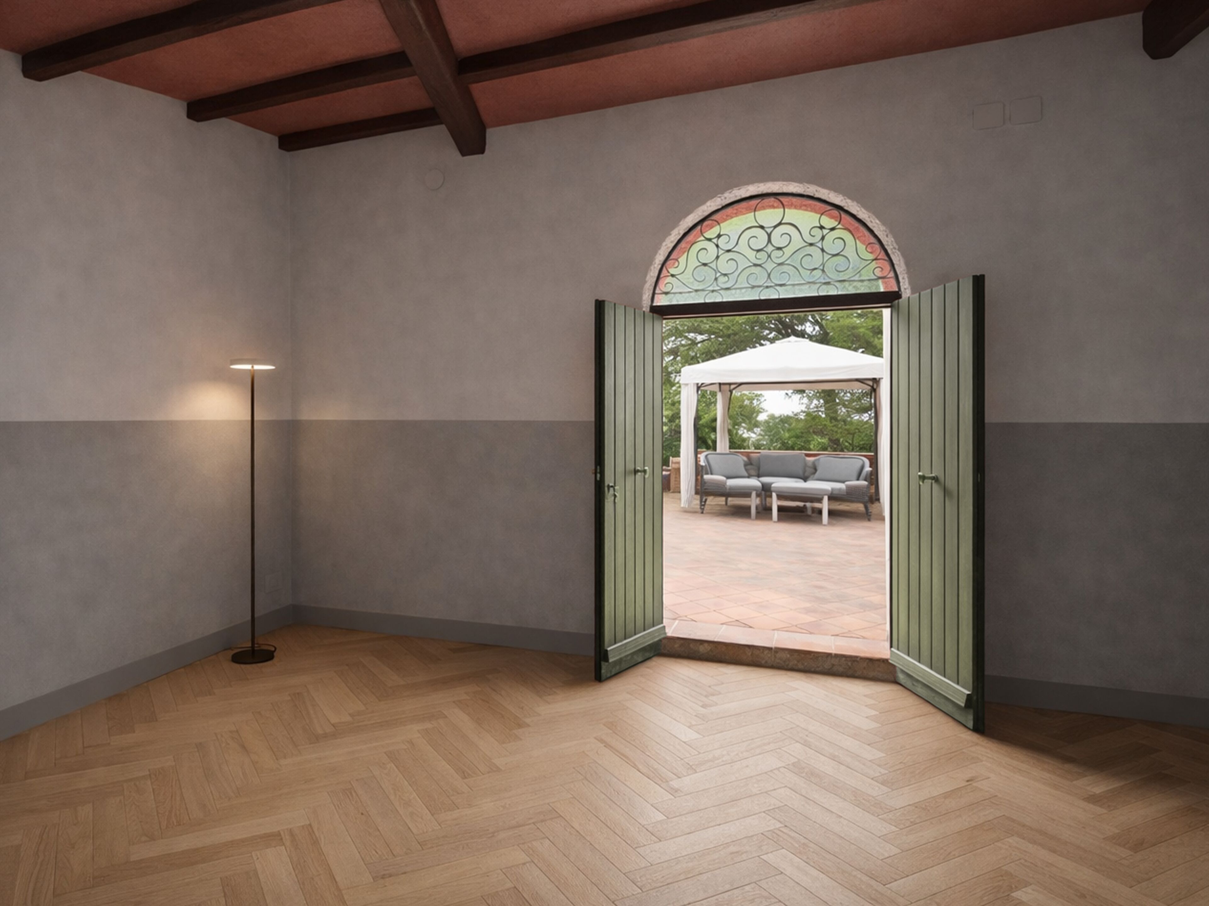 Deluxe appartement, uitzicht op park | Kameruitzicht