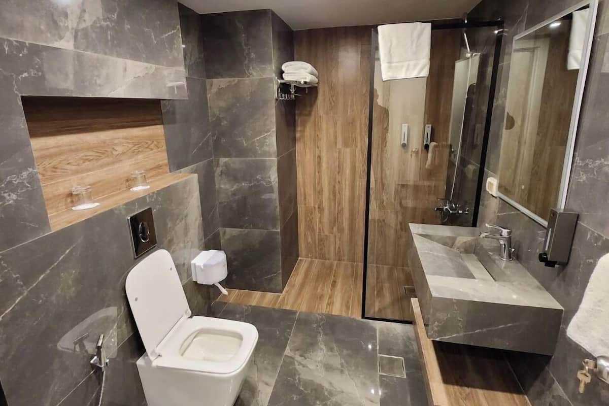 Hausschuhe, Handtücher