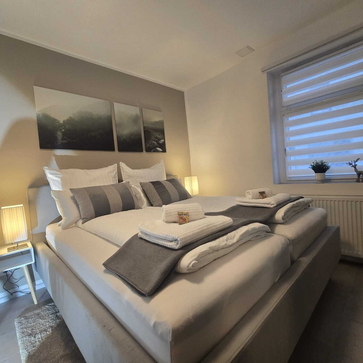 Silitysrauta/-lauta, Wi-Fi, vuodevaatteet