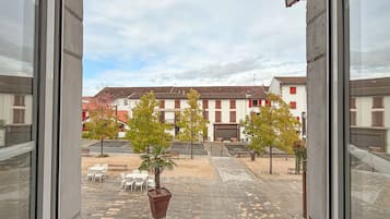 Desk, blackout curtains, iron/ironing board, free WiFi