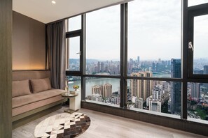 Standard Double Room, City View | View from room - Chongqing Laizhu Qianxun Sky Hotel (Chongqing)