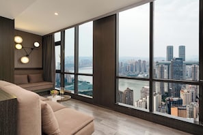 Luxury Twin Room, City View | View from room - Chongqing Laizhu Qianxun Sky Hotel (Chongqing)
