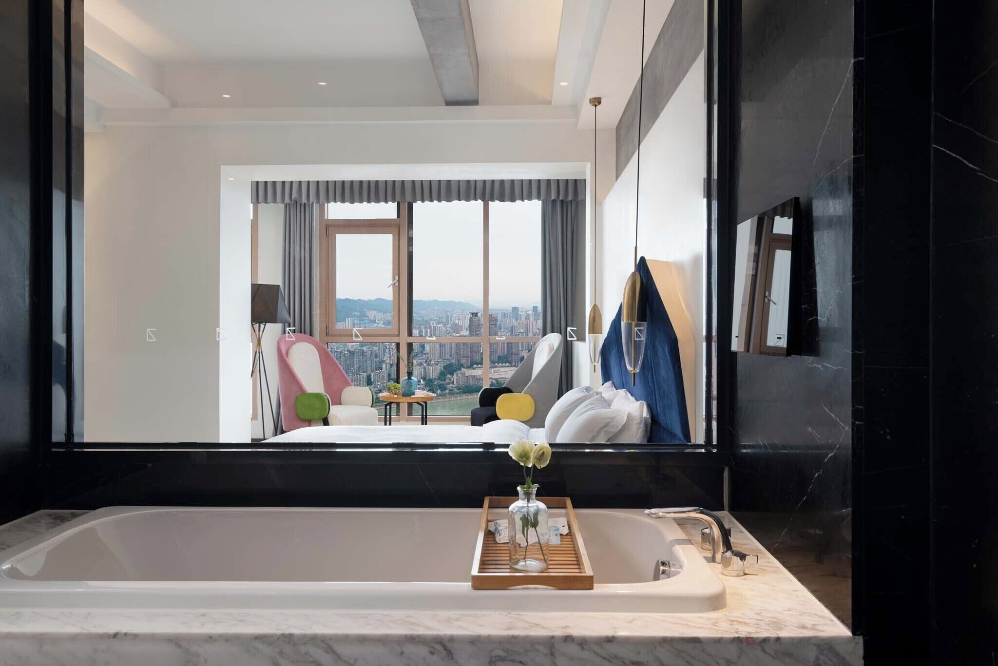 Basic Double Room, City View | Deep soaking bathtub