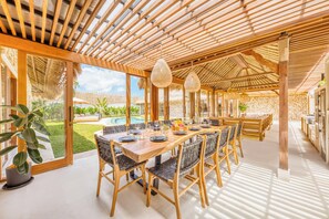Dining - Villa Tango - New Luxurious 7BDR, Prime Location (8575+Q3 Seminyak, Badung Regency, Bali, Indonesia)