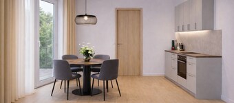 Appartement 'Pink Lady' avec vue sur la montagne et grand balcon