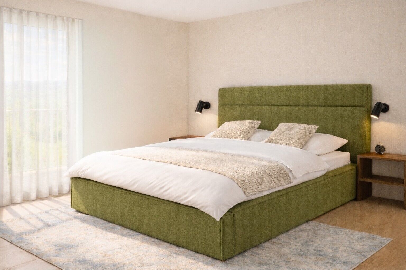 WiFi、ベッドシーツ