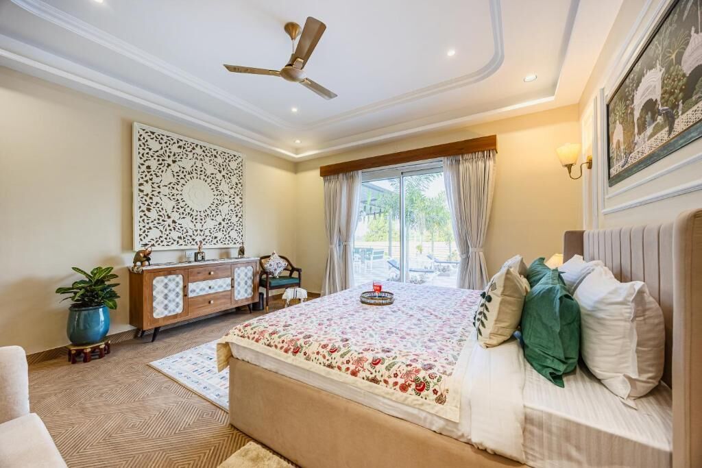 ดีลักซ์วิลล่า, ระเบียง, วิวสวน | เตารีด/โต๊ะรีดผ้า, Wi-Fi ฟรี