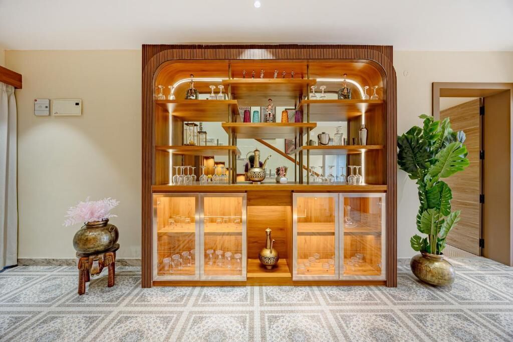 华丽别墅, 阳台, 花园景观 | 住宿内部