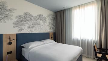 Camera Standard con letto matrimoniale o 2 letti singoli | Minibar, una scrivania, insonorizzazione, Wi-Fi gratuito