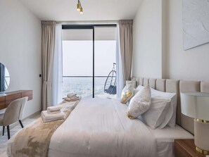 Iron/ironing board, WiFi, bed sheets - Brand New, Luxury Furnished, 1BR Apartment in JVC (Dubai)