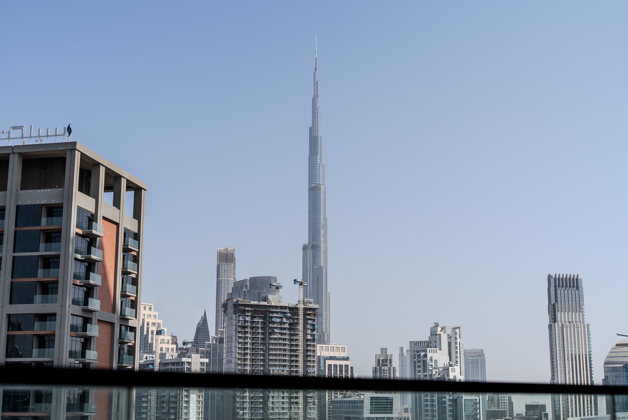 Blick von der Unterkunft