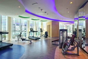 Fitness facility - Burj Khalifa View, Furnished, Near Dubai Mall (Dubai)