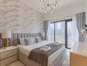 Iron/ironing board, WiFi, bed sheets - Full Burj Khalifa View, Luxury Furnished-Downtown (Dubai)
