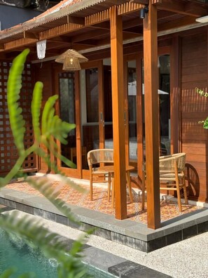 Royal Villa, Pool View | Terrace/patio - The Dura Ubud (Ubud)