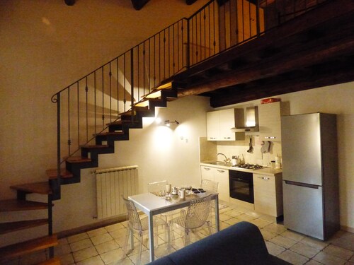 Delightful apartment in the heart of Viterbo's historic center.