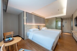 Superior Twin Room | Desk, laptop workspace, free WiFi, bed sheets - Winsome Hotel Huajing Road Metro Branch (Guangzhou)